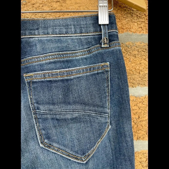 Driftwood Amelia Skraight Crop Classic Fit Frayed Step Hem Ankle Jeans size 26 - Picture 7 of 11